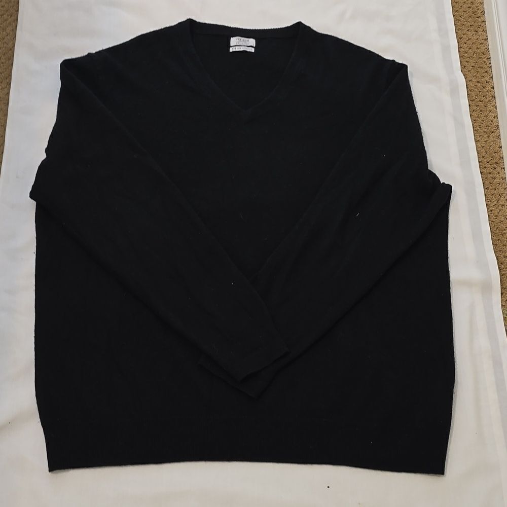 Emidio Tucci‎ Zip Up Sweater sz XL (8) Cotton/Cashmere blend